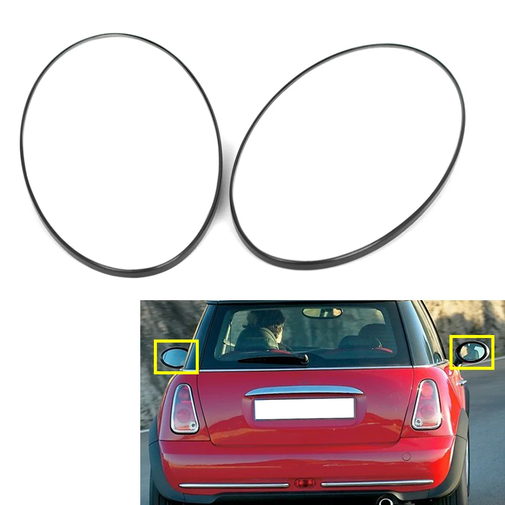 2Pcs Clear Car Side Mirror Rearview Mirror Glass 51167058078 51167192472 For BMW Mini Cooper R50 R52 R53