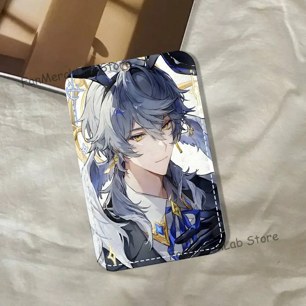 S-Sunday H-Honkai Star R-Rail Cartoon Card Keychain Anime Fashion Pendant Bag ID Door Card Case Bus Card Cute Adult