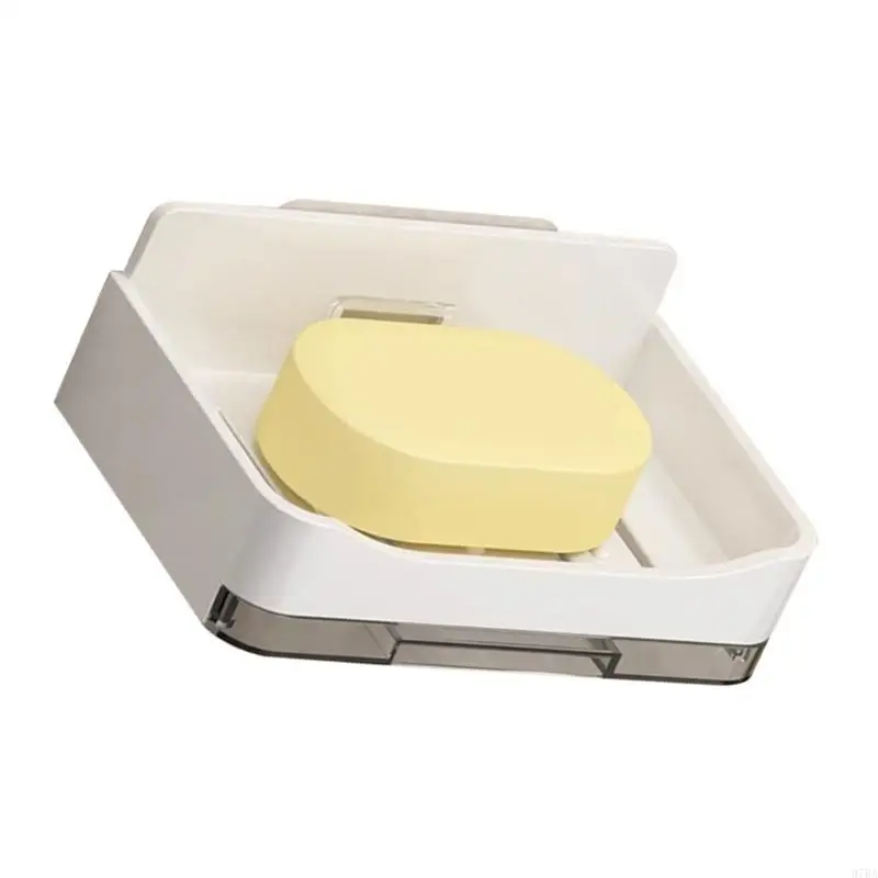 

97BA Plastic Soap Holder For Shower Drainage Practical Bathroom Counter Storage Rack