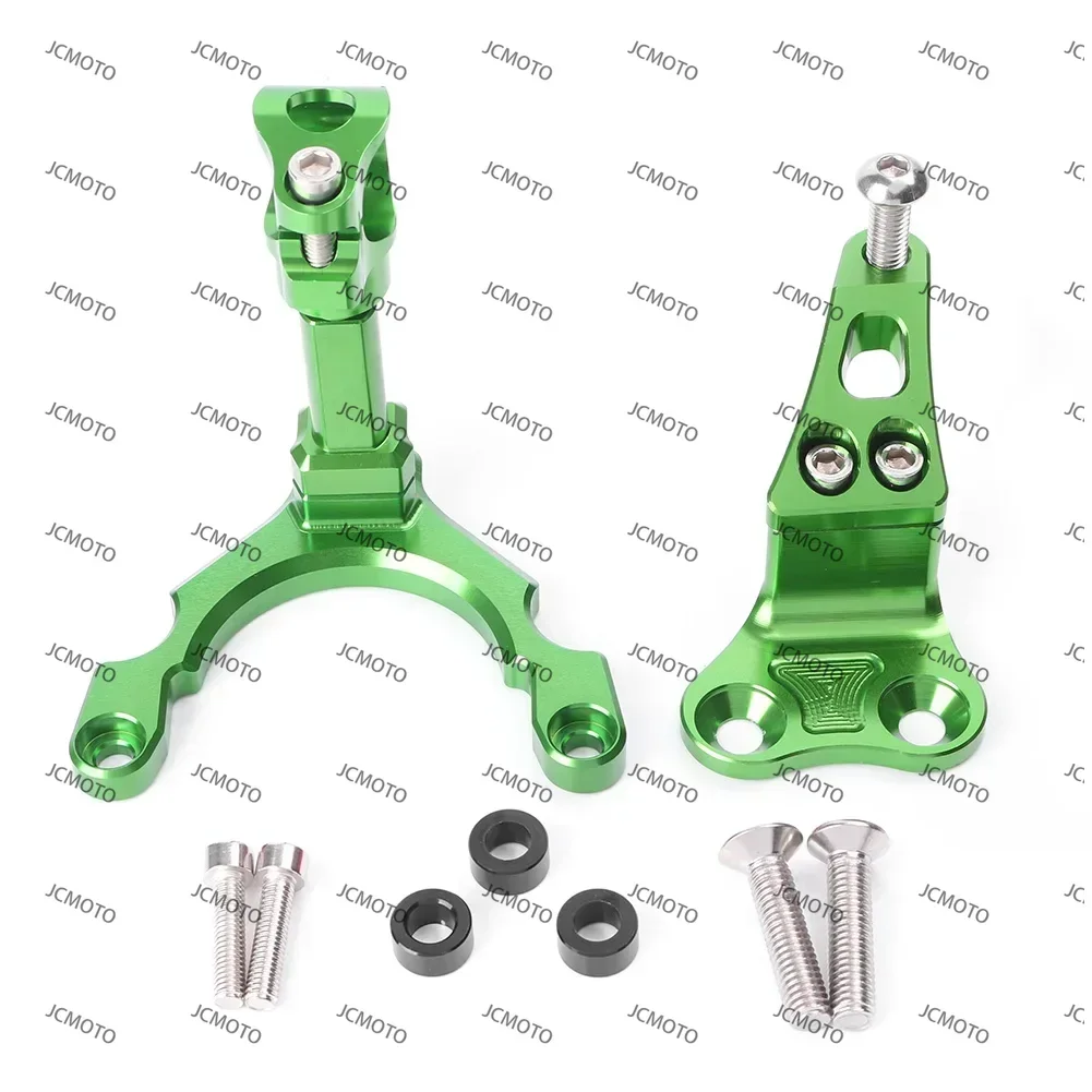 

CNC Aluminum For Kawasaki Z900 2017 2018 Motorbike Steering Damper Stabilizer Bracket Mounting Holder Set