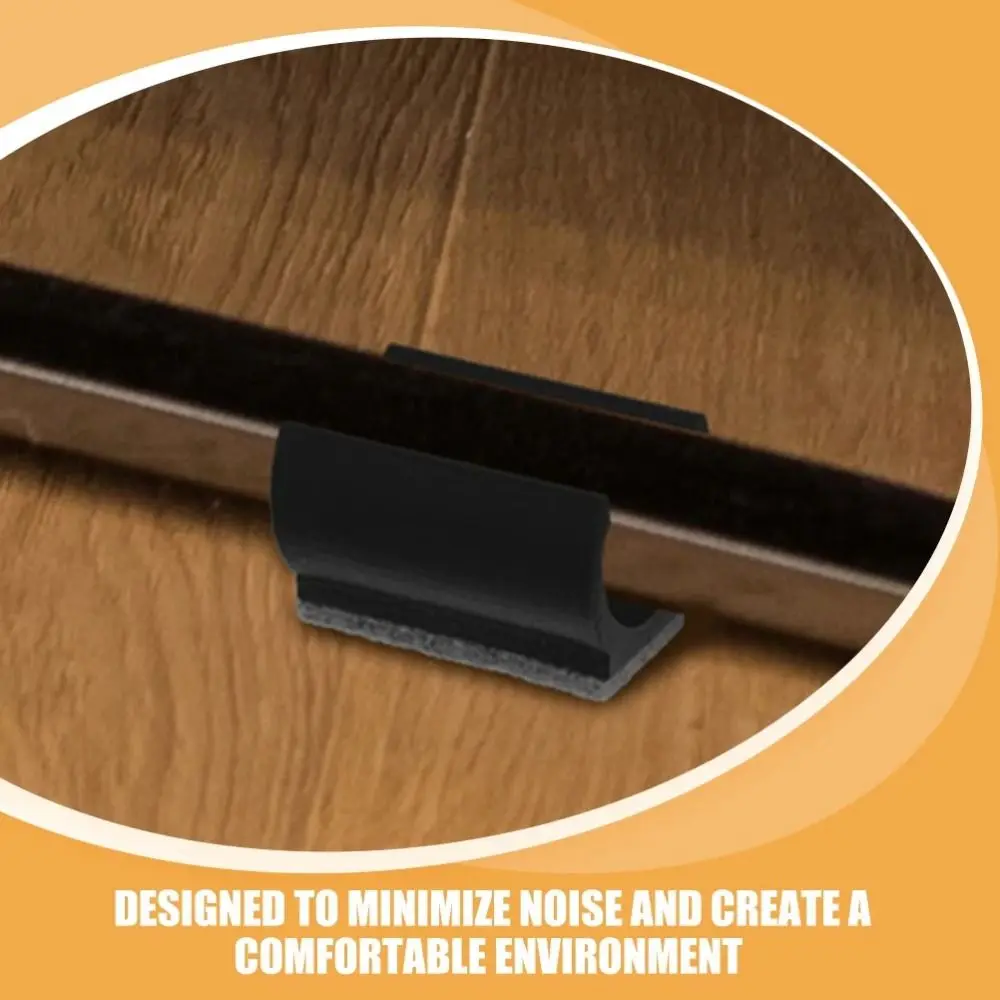 8pcs NEW with Felt Pad Chair Leg Cover Slide Smoothly No Noise Chair Leg Tips Caps No Scratches Furniture Feet Protectors Office