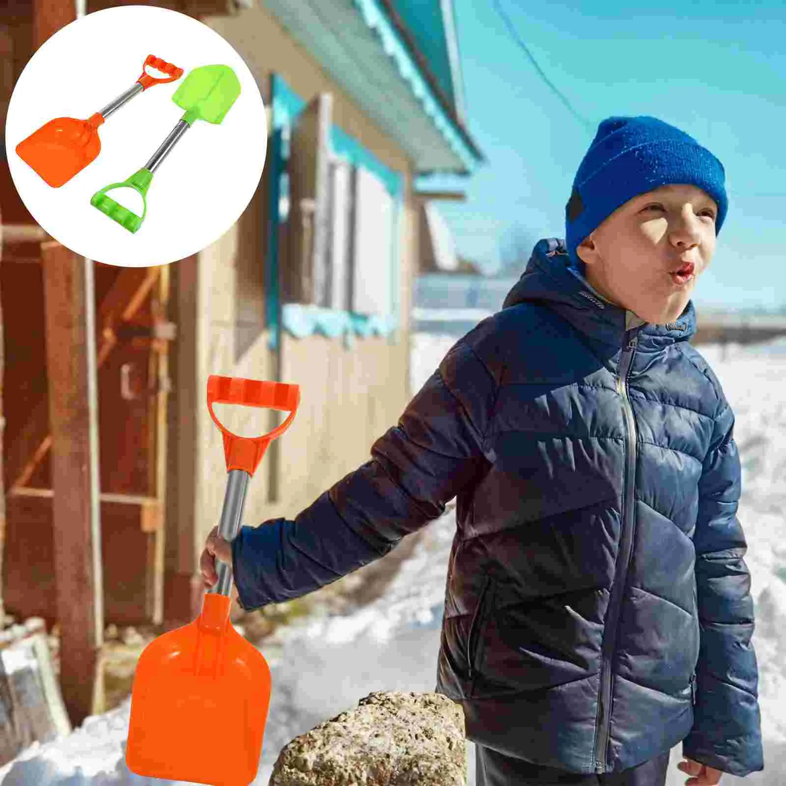 Espátulas con Clip para hacer bolas de nieve, para plancha, arena al aire libre, descongelación multifunción