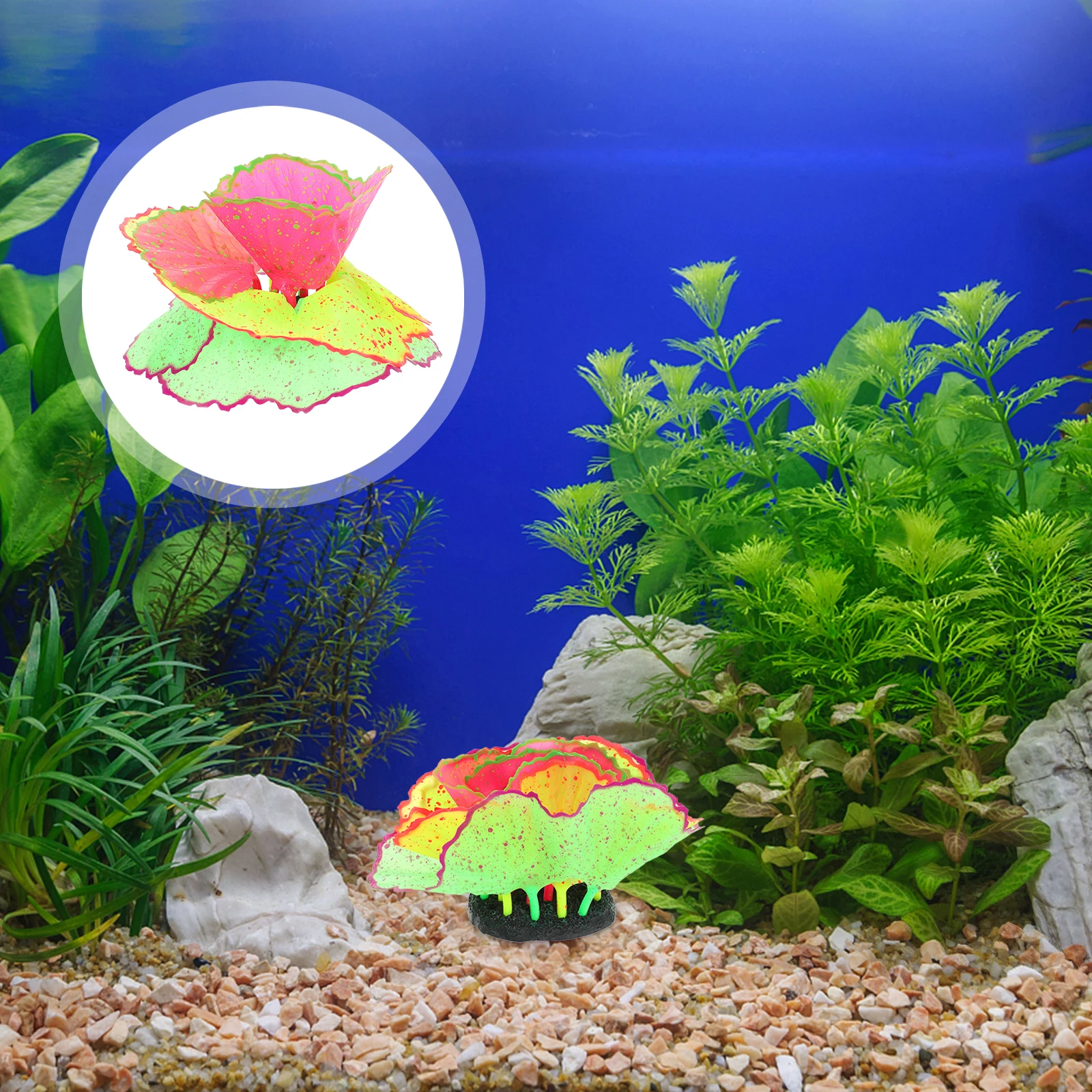 

Silicone Aquarium Underwater Plant L scape Layout L Imitation Coral nament scaping Fish Tank nament Artificial Coral