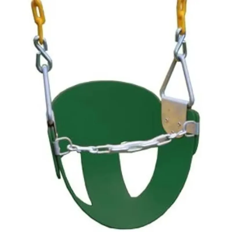 

Color Swing Children's Outdoor Playground Park Backyard High Back Full Barrel Swing Children