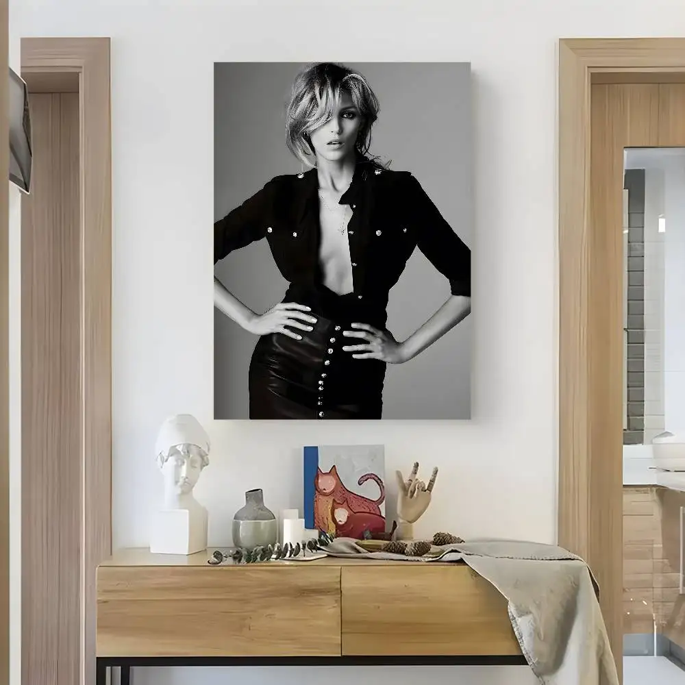 ملصق C-Claudia Schiffer عالي الدقة لديكور المنزل جدار لاصق مقاوم للماء وغرفة المعيشة المنزلية والديكور الجمالي