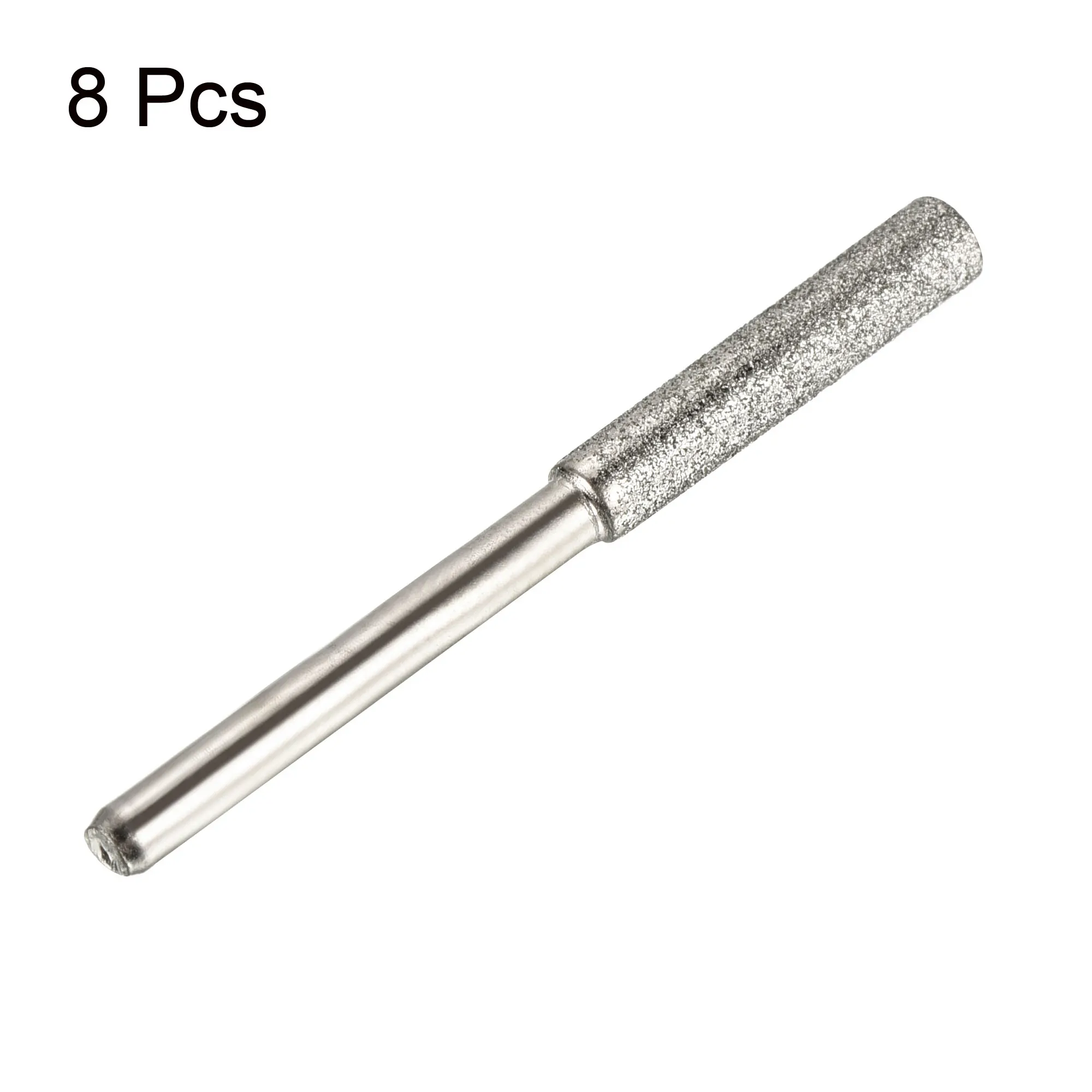 5/32 Inch Diamond Chainsaw Sharpener 8 Pack Sharpening Stone Polishing Grinding File Tool Silver