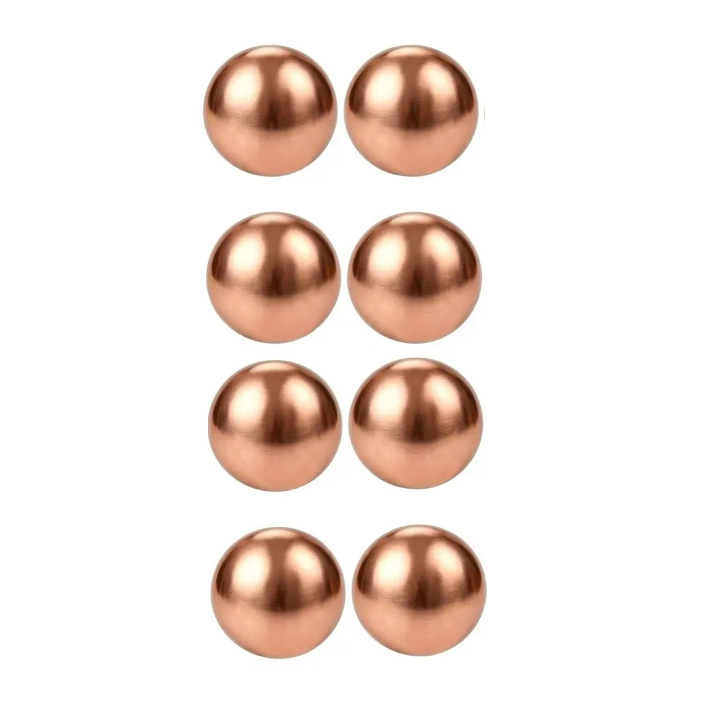 Copper Ball Set for Bird Bath Applications Featuring 99.99% Purity and Spherical Geometry Optimized for Water Interaction