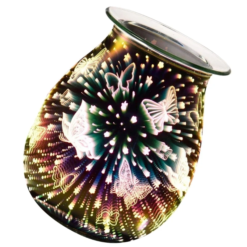 3D زجاج كهربائي رائحة الناشر الألعاب النارية مصباح رائحة، للهواء النقي، مزيل الروائح الكريهة