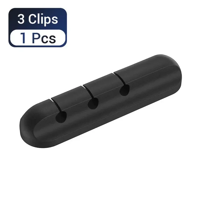 Kabelhalter-Clips, Kabelmanagement, Kabel-Organizer, Clips aus Silikon für USB-Ladekabel, Maus, Kabel, Draht, PC, Büro, Zuhause, Auto