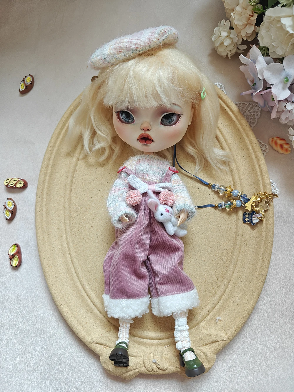 

Кукла Блайт, одежда, свитер, комбинезоны, шапки, милый комплект одежды для Blythe Ymy Licca Azones Ob22 24 27, аксессуары для кукол