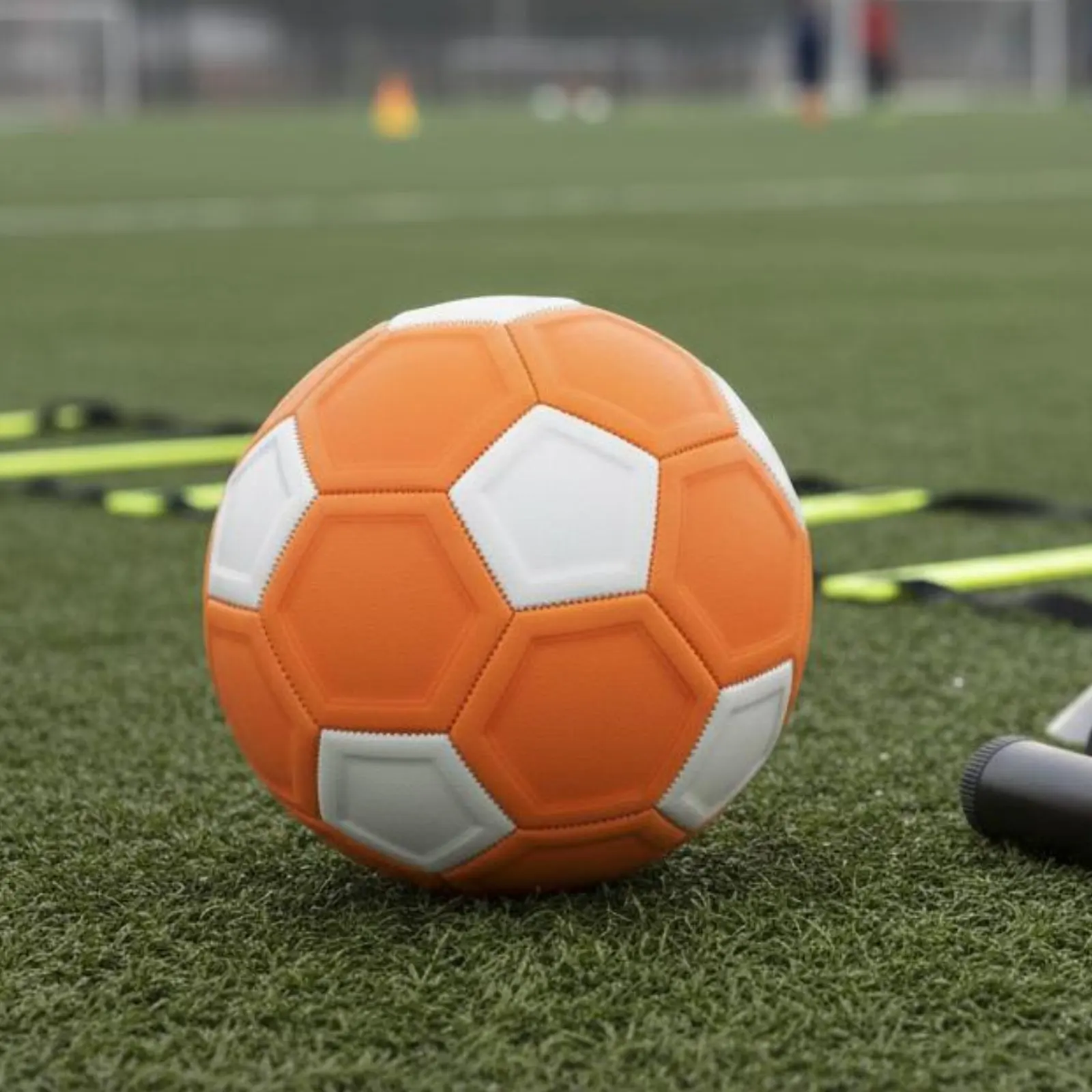 Arc-Shaped Kick Football Comes with Air Pump Curve Soccer Ball Banana Kick Ball Easy to Carry Practice Aid Soft EVA Surface