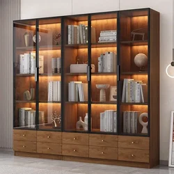 Furniture Bookcase Books Library Storage Cabinet Warehouse Shelf Organizer Rack Bedroom Drawer Organizador Para Cuarto Type