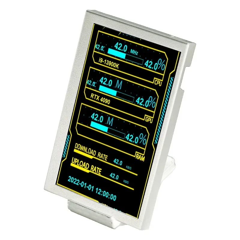 5-inch USB-C secondary screen chassis IPS computer chassis secondary screen graphics card temperature monitoring status