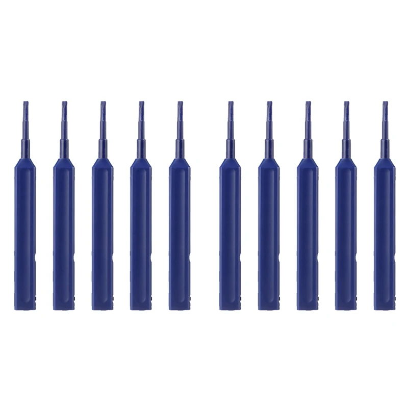 N11R- 10X For LC/MU 1.25Mm Fiber Optic Cleaning Pen One-Click Cleaning Fiber Cleaner Tools Optical Fiber Connector Cleaner