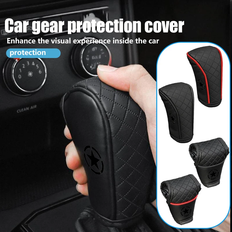 Funda Protectora para Palanca de Cambios de Coche Jeep, Cubierta para Palanca de Cambios, Protector para Perilla de Caja de Cambios, Wrangler Gladiator 2014-2021 Grand Cherokee Cherokee