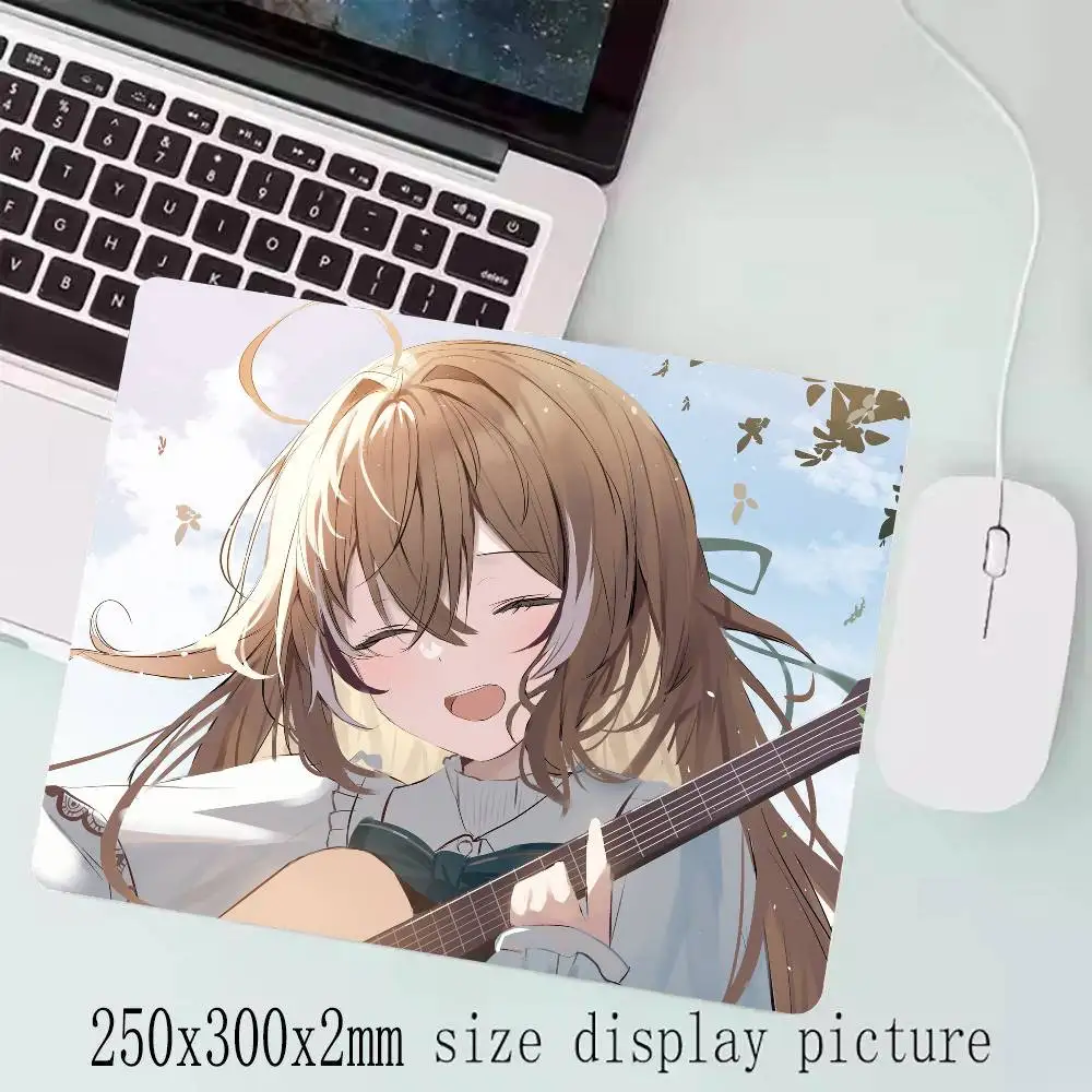 1pc Mumei Nanashi Hololive Girl Anime Small Mouse Pad Gaming Laptop Mousepad Gamer Carpet Keyboard Mat Desk Protector