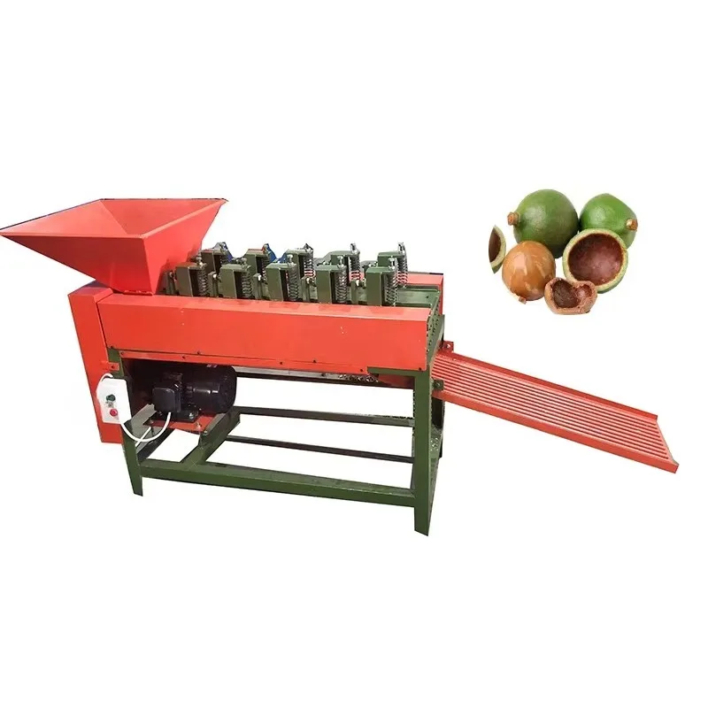 

Macadamia Nuts Soft Sheller Peeling Machine Macadamia Green Removing Machine