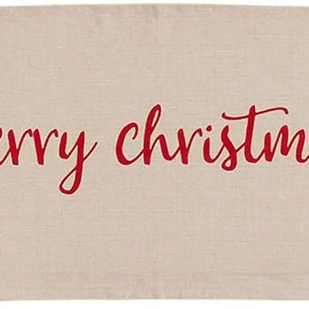 

Holiday Runner with Santa and Friends, 16.5 x 72