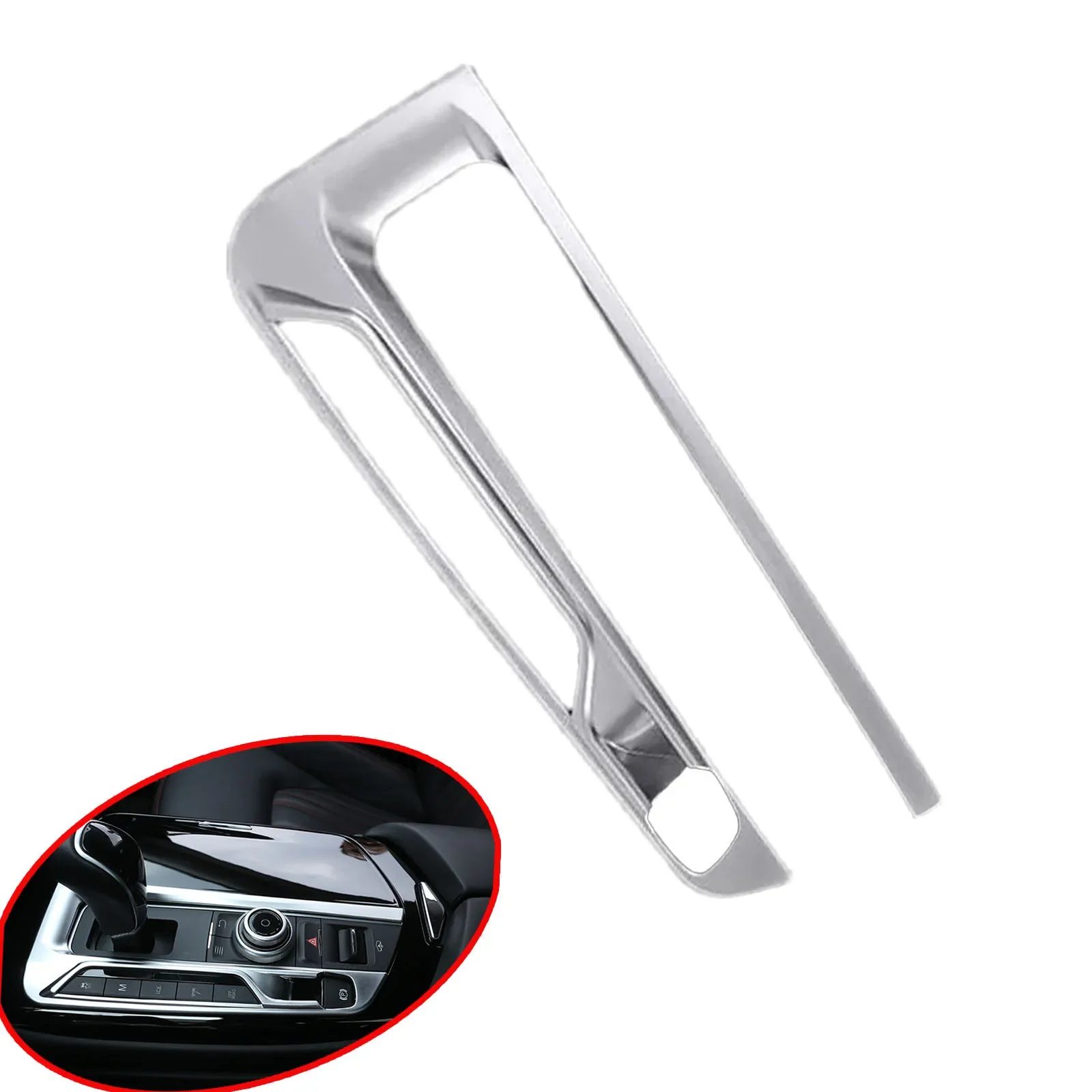 

Carbon Fiber Silver Levante Console Trim Interior Moulding Center Console Accessory ABS Chrome Material Carbon Fiber Finish