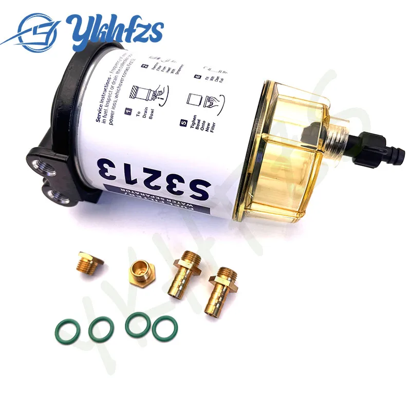 

Fuel Water Separator Filter Assembly Compatible with Outboard Assembly Outboard OMC Marine Engine Boat S3213 Fuel Filter