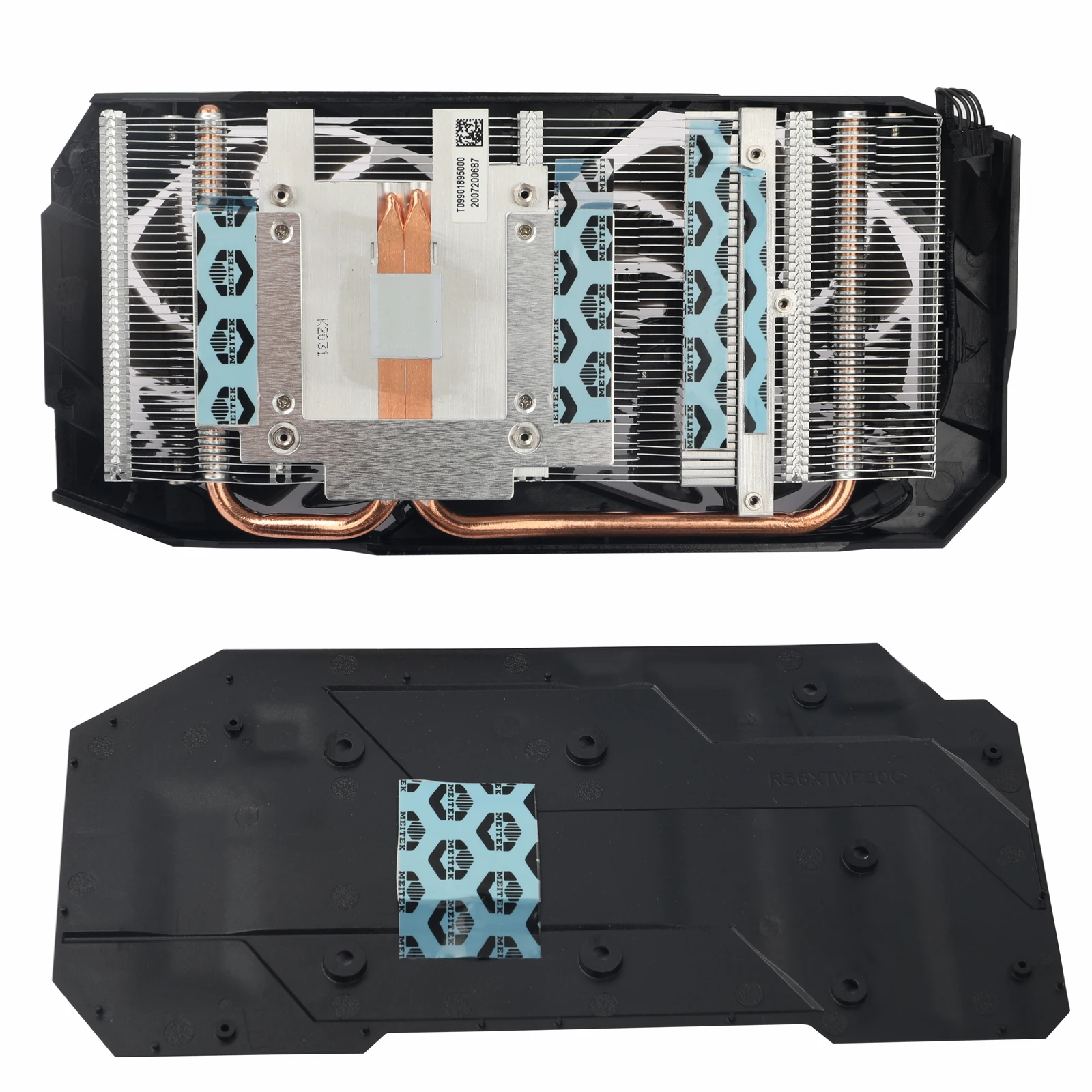 Ventilador de refrigeración para GIGABYTE Radeon RX 5600 XT WINDFORCE OC 6G, repuesto de disipador térmico de tarjeta gráfica, 88mm, PLD09210S12HH, nuevo