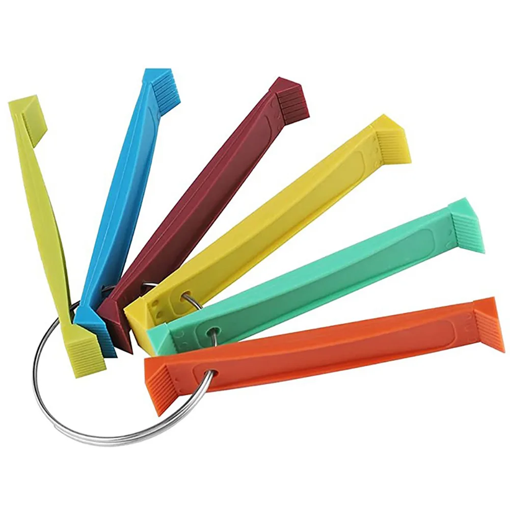 5 pezzi pettine a condensatore per condizionatore d'aria spazzola per pulizia bobina frigorifero in acciaio inossidabile spazzola per pinna portatile in metallo universale