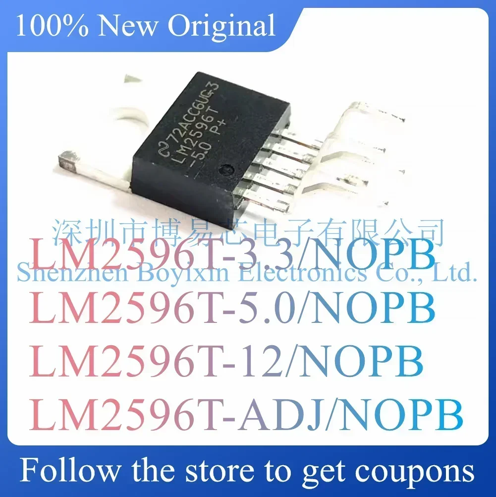 

NEW LM2596T-3.3 LM2596T-5.0 LM2596T-12 LM2596T-ADJ/NOPB Original Product