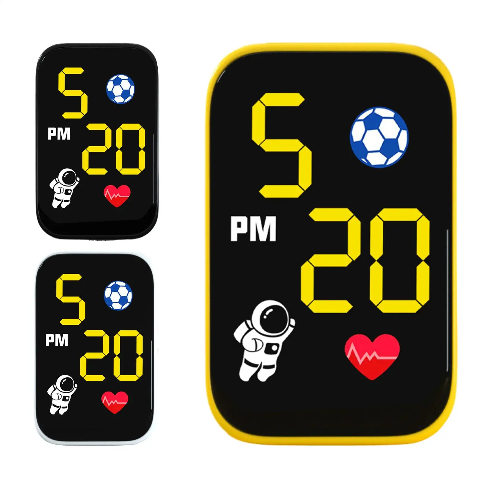Waterproof Mini Motorcycle Clock Dashboard Mount with LED Light Compact Motorbike Timepiece Practical Dashboard Accessory