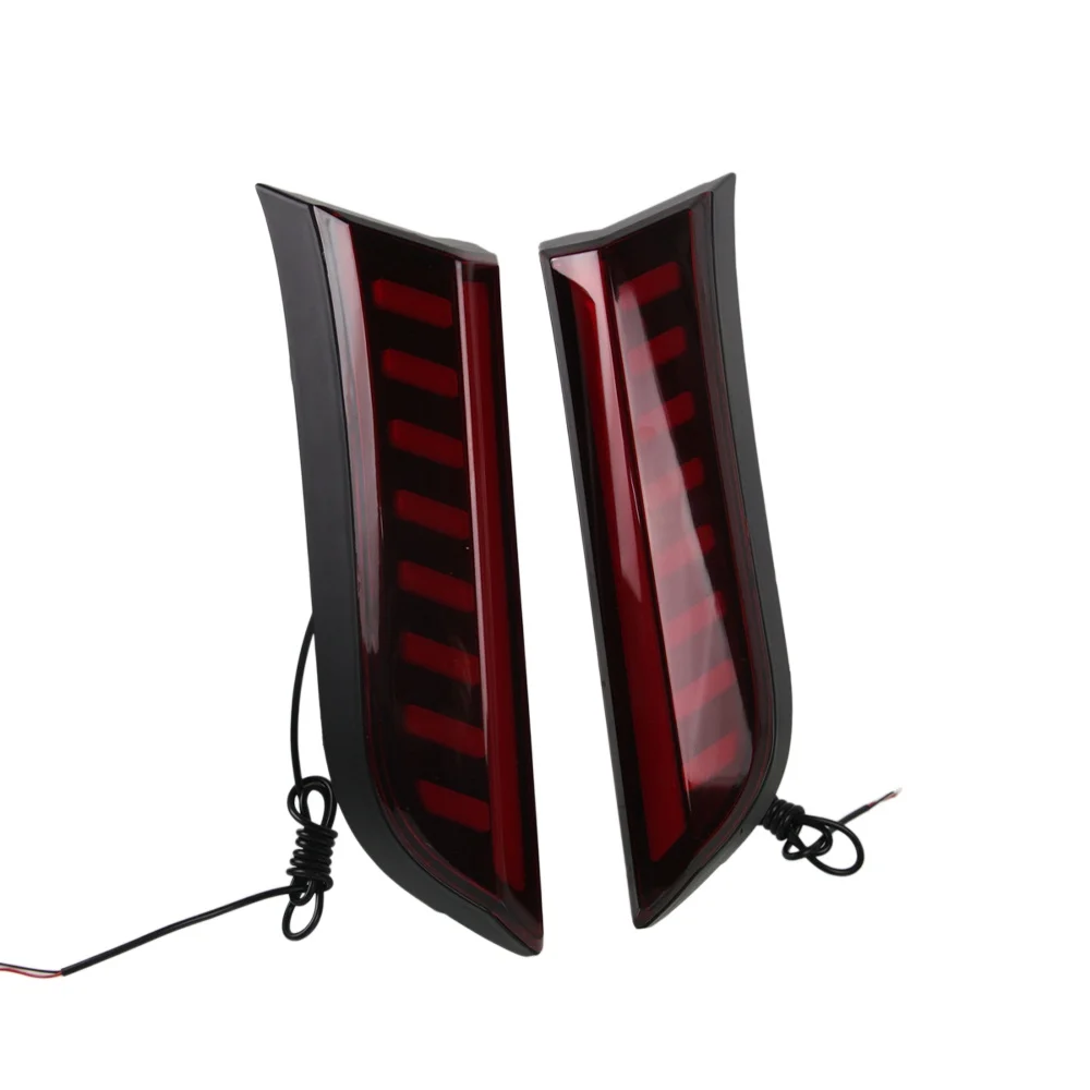 Rear Pillar Light For Jeep Compass 2017-2018 Led Tail Lamp Light Guide 2 Functions