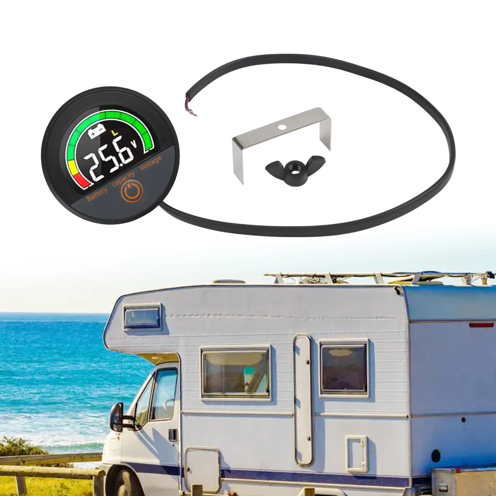 IP67 Rated Waterproof Voltage Meter for Vehicles Ensures Reliable Performance Under Different Weather Conditions