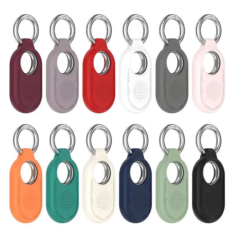 2023 New ForGalaxy SmartTag2 Locator Case Anti-lost Keychain Protect Silicone Cover For Samsung SmartTag 2 Locator Accessories