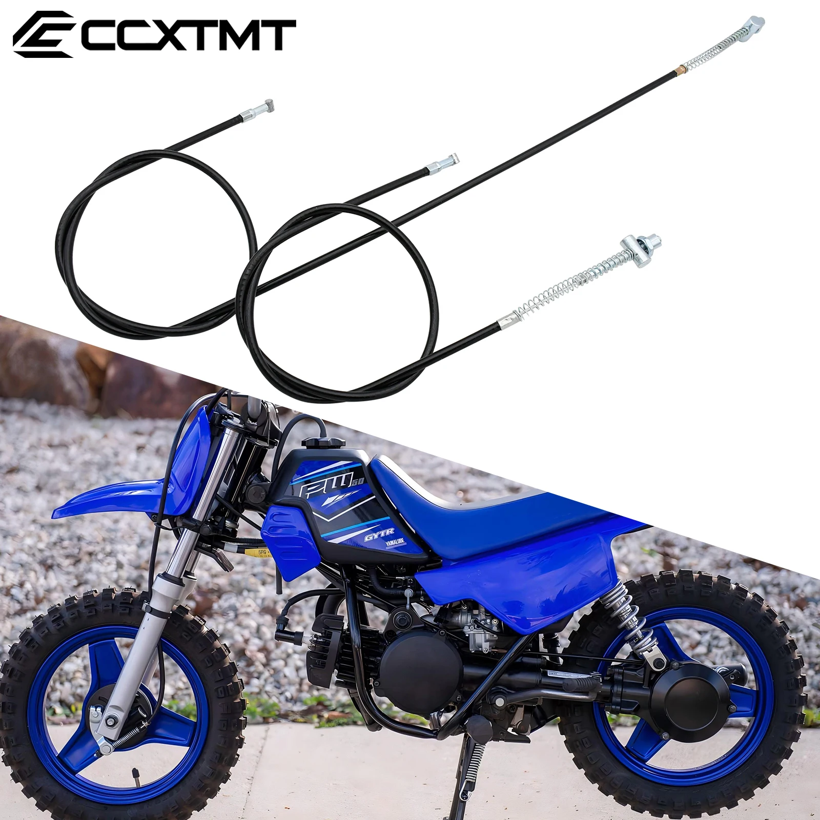 AliExpress NONE Motorcycle Front & Rear Brake Line Drum Brake Cable For Yamaha PW50 PW 50 PY50 PY 50 1981-2009 Kids Bike Dirt Bike Motocross