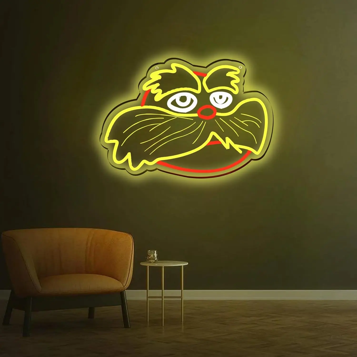 LED ضوء النيون قصة سحرية ضوء النيون جدار ديكور للرجل الكهف لعبة غرفة نوم حفلة بار نادي هدية للطفل USB بالطاقة #5