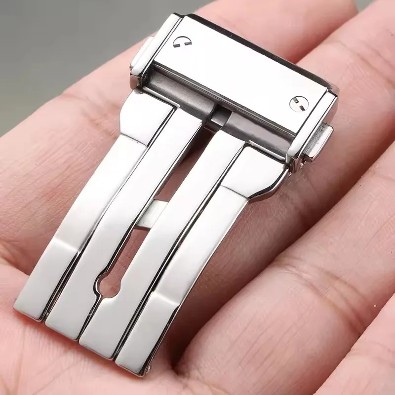 الفولاذ المقاوم للصدأ مشبك ساعة ل Hublot الكلاسيكية الانصهار الانفجار الكبير سيليكون الجلود حزام الساعات المشبك 18 مللي متر 22 مللي متر ساعة اكسسوارات