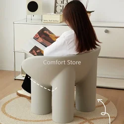 Modern Sofa Nordic Living Room Chairs Lounge Salon Lazy Relax Plastic Roly Poly Chair Luxury Designer Stuhl Home Furniture WK