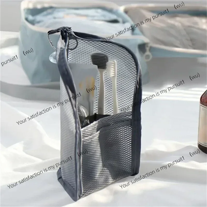 Portable travel cosmetic bag Vertical cosmetic brush bag Pen holder Toothbrush storage bag