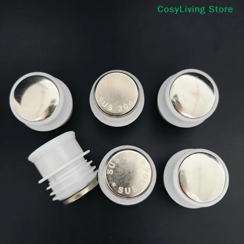 1Pcs Thermos Bottle Stopper Stainless Steel Silicone Food Gr