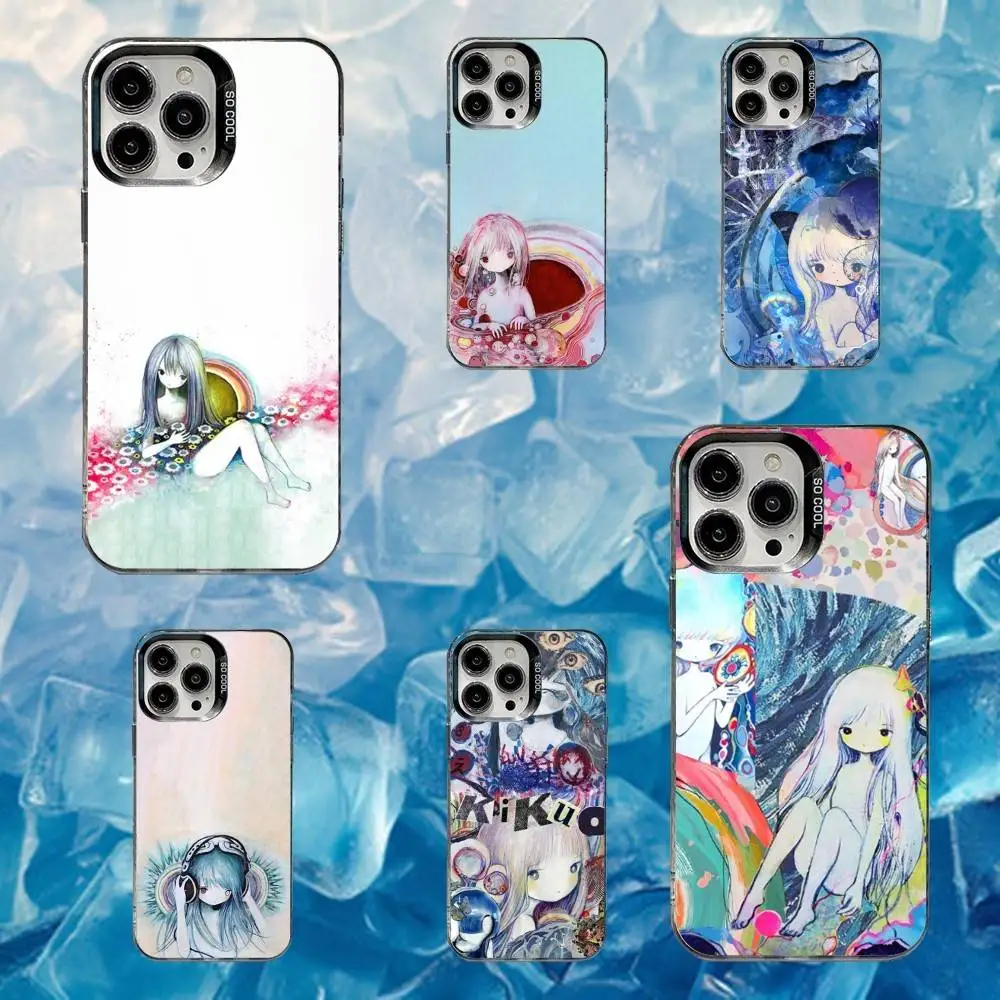 

K-Kikuo Anime Japan Music Phone Case For iPhone 16,15,14,13,12,11,Mini,Pro,SE,MAX White Matte Shockproof Cover