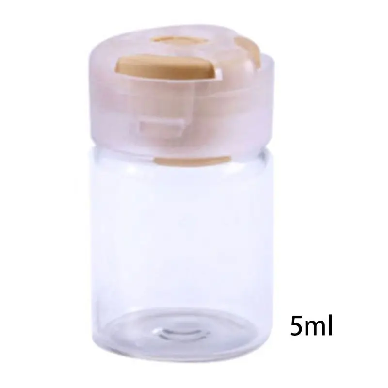 5ML Kẹo Ngọt Nắp Màu Chai Rỗng Kín Vô Trùng Serum Lọ Thủy Tinh Trong Suốt Wi Dropshipping