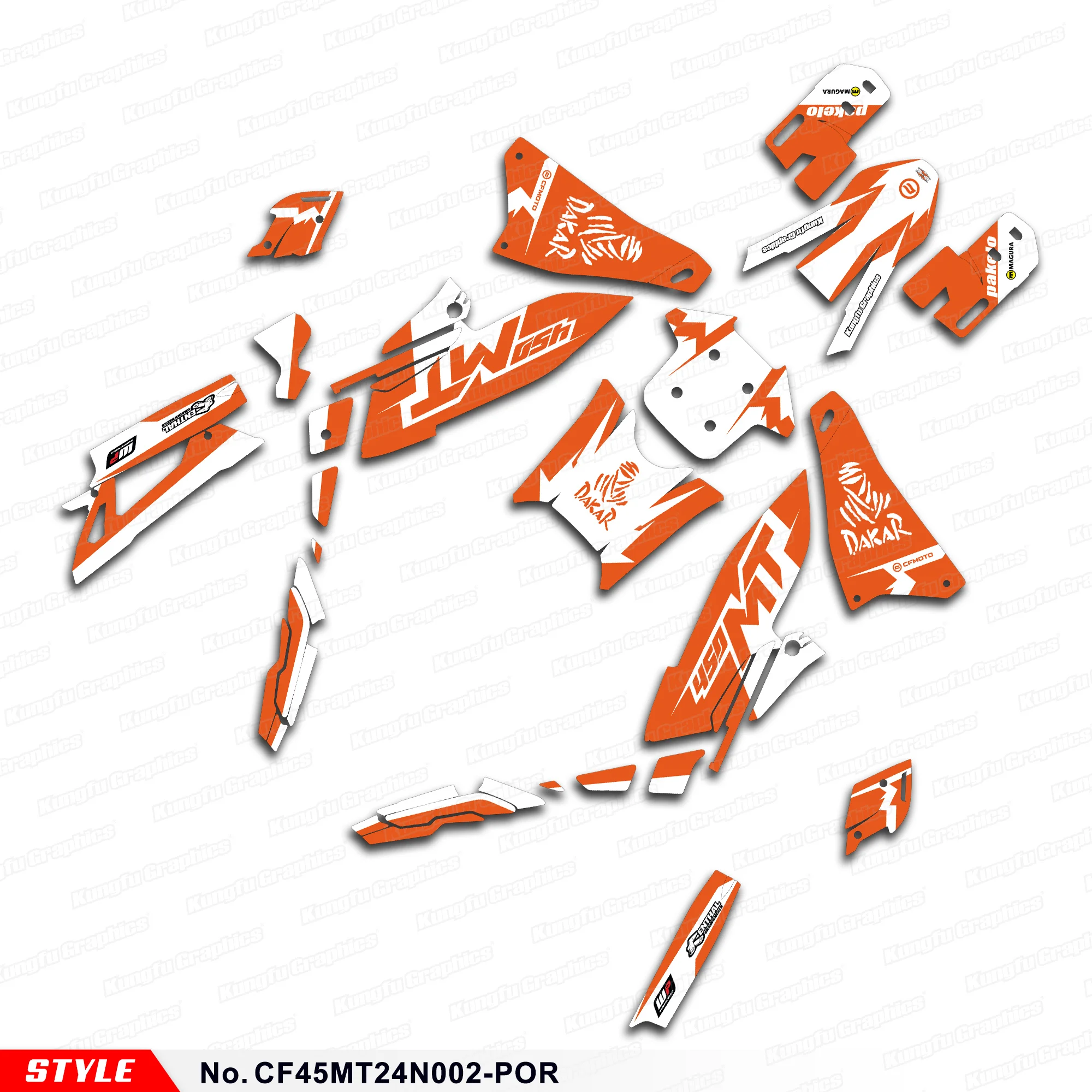 

Набор индивидуальных наклеек JY RACING, клейкие наклейки для CFMOTO 450MT MT450 MT 450 CF MOTO, восстановление