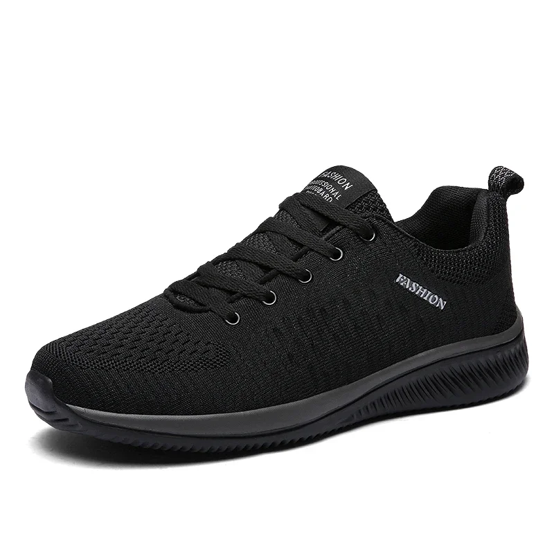 

Plus size 36-48 casual sports shoes for men and women Lightweight breathable couple non-slip mesh walking flying woven loafers