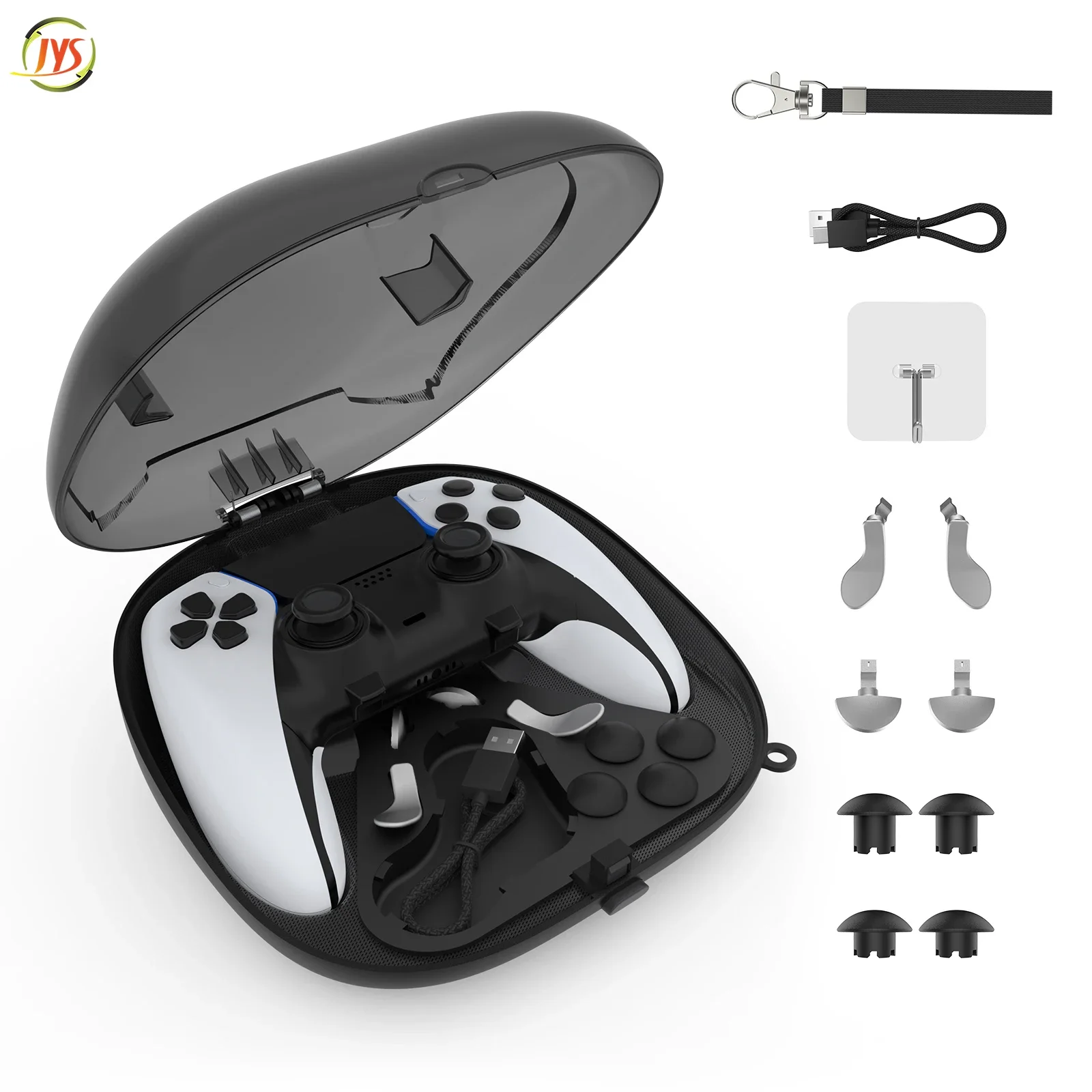 JYS-P5207 Compatible for PS5/PS5 Elite Game Rechargeable Handle Protection and Storage Box Elite Handle Accessories Set