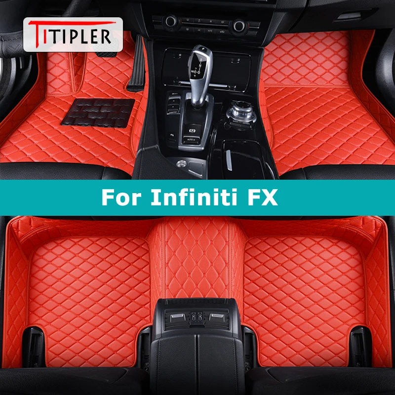 TITIPLER Custom Car Floor Mats For Infiniti FX FX30 FX35 FX37 FX45 FX50 Auto Carpets Foot Coche Accessorie