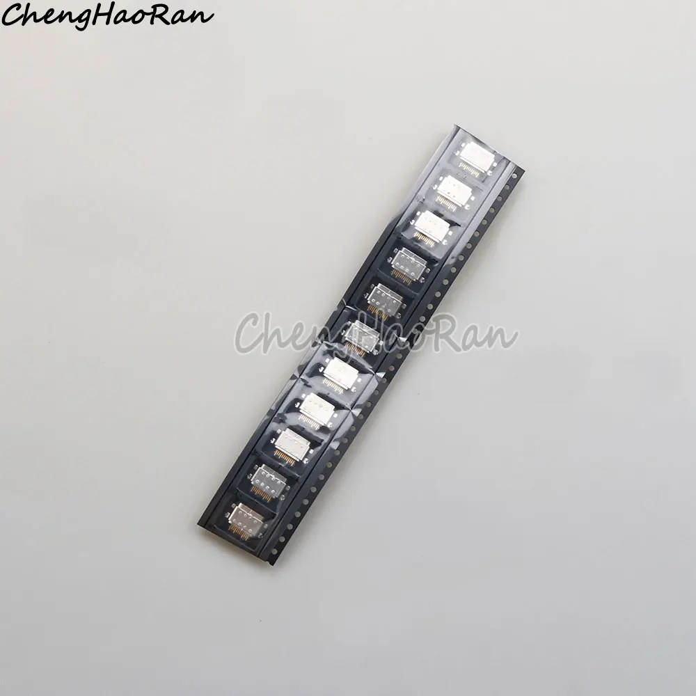 Tipo-C USB Tomada fêmea, plugue de carregamento de energia, interface para BlackBerry Key2, cauda interna, conector de carregamento, 1/2 pcs