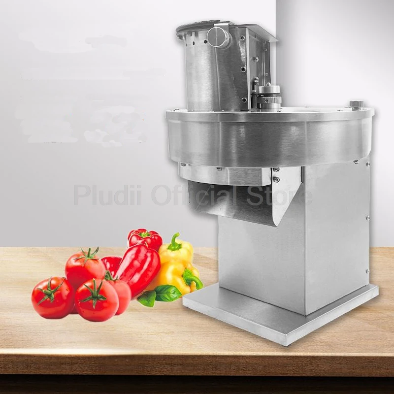 Electric Vegetable Fruit Slicer Stainless Steel 1-7mm Slicing Machine with Shredder Blade for Home Vegetable Processing Machine