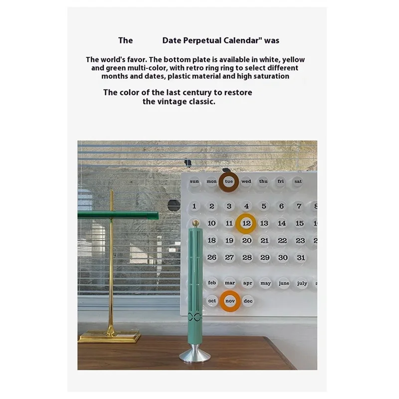 뜨거운 판매 맞춤형 달력 보드 빈티지 벽 달력 링 스타일 홈 인테리어 B