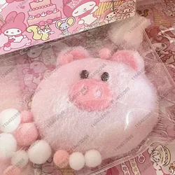 Pig Head Taba Squishy Silicone Cute Fuzzy Chubby Piggy Head Mochi Toy Mushy Squeeze Toy Hand Relax Stress Relief Gift Toys