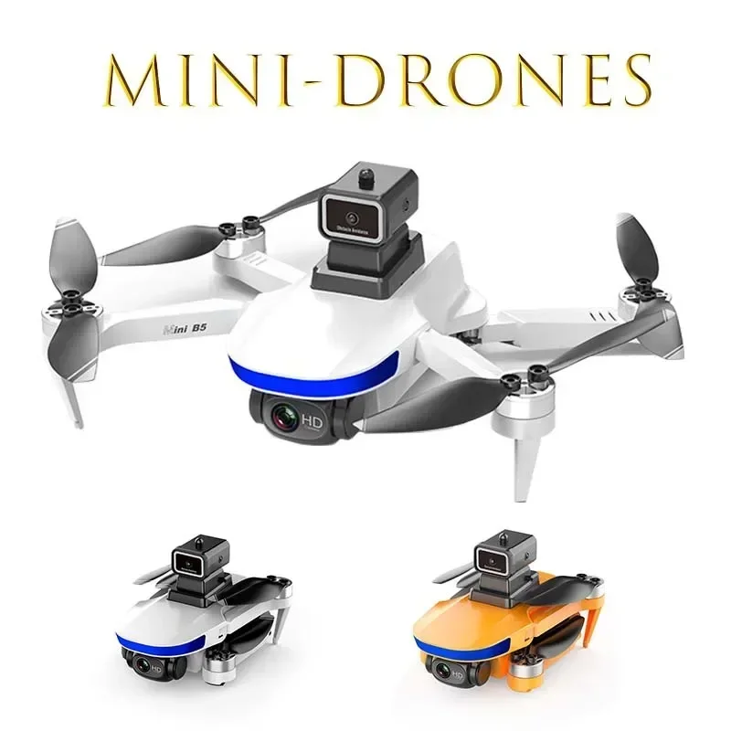 

Mini B5 Obstacle Avoidance Drone 4K Ultra HD Dual Camera Drones GPS Professional 5G Wi-Fi RC Quadcopter Brushless Dron Toys Gift