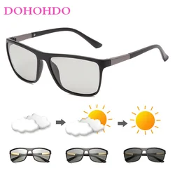 DOHOHDO 2024 Photochromic Chameleon Polarized Sunglasses Men Women Brand Designer Driving Sun Glases UV400 Polarized Sunglasses