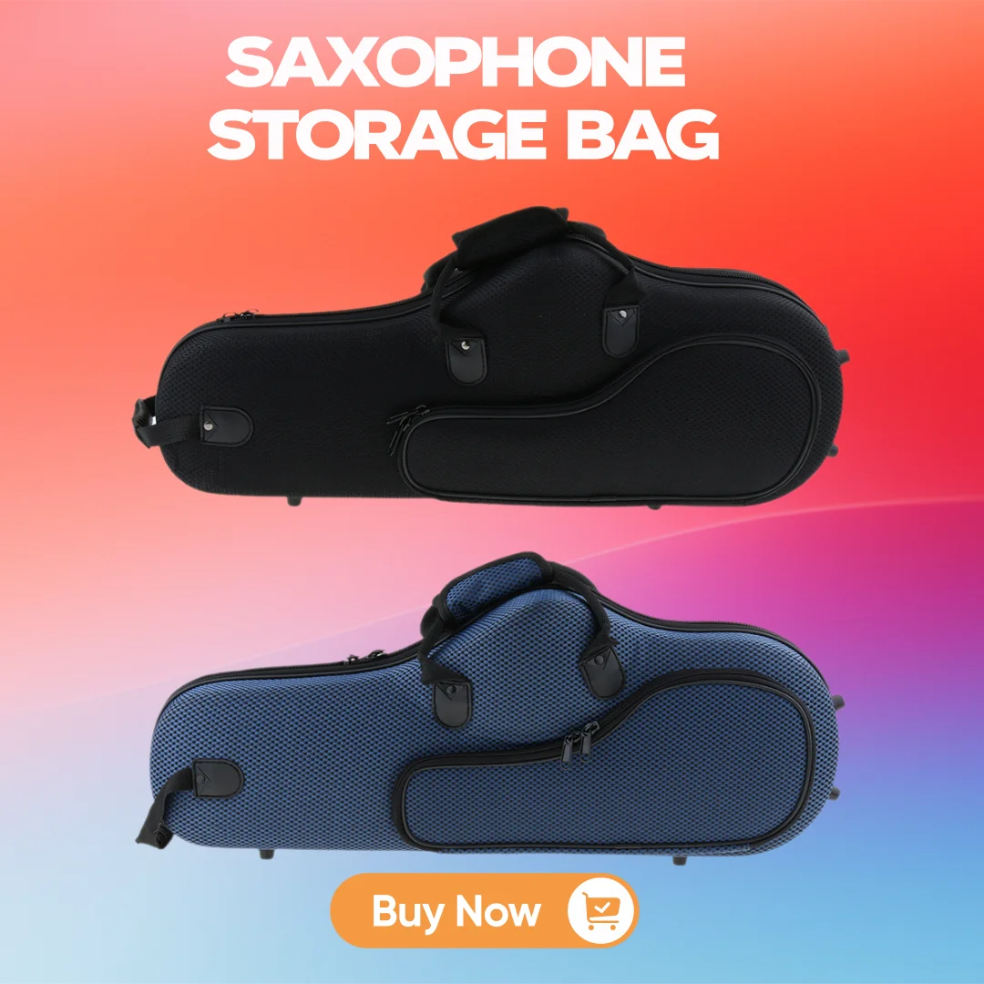 Saxofón Alto de tela Oxford, bolsa de mano duradera, organizador impermeable, resistente al desgaste, estuche de transporte